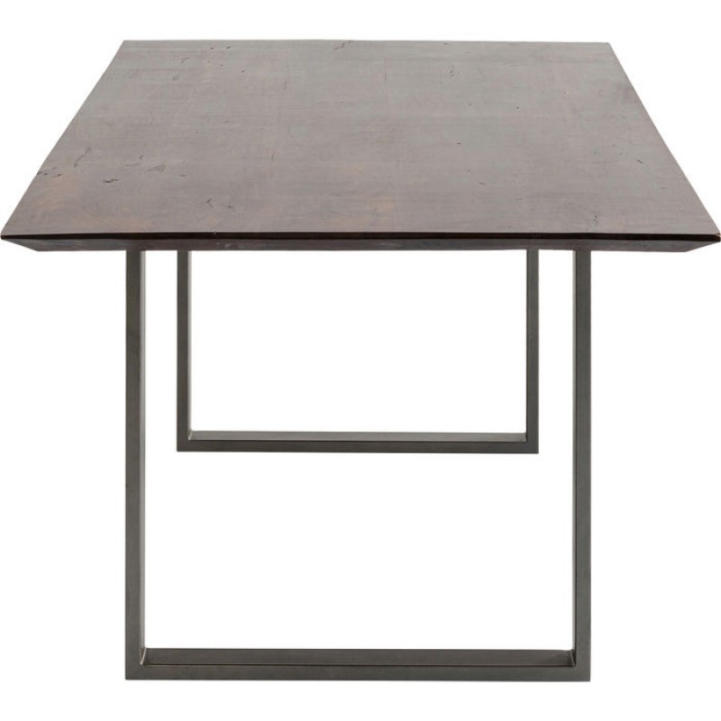 Table Symphony Dark Crude Steel 180x90